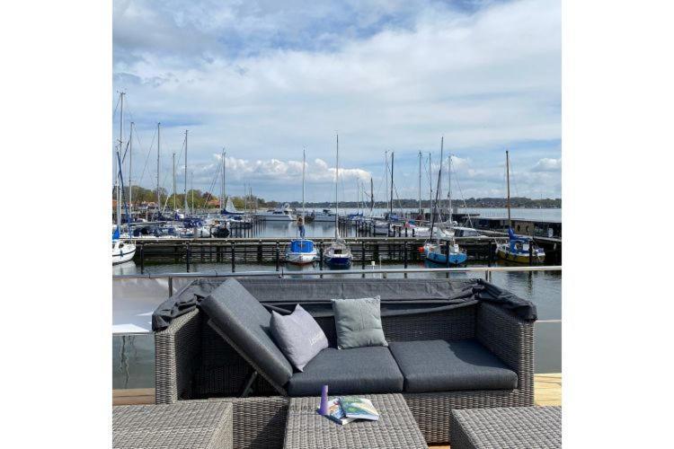 Hausboot Fjord Ankerplatz Mit Biosauna In שלזוויג מראה חיצוני תמונה