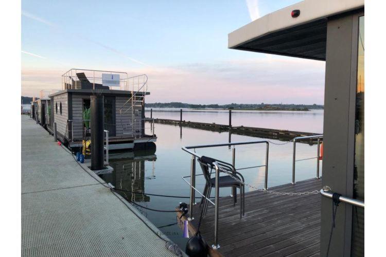 Hausboot Fjord Ankerplatz Mit Biosauna In שלזוויג מראה חיצוני תמונה
